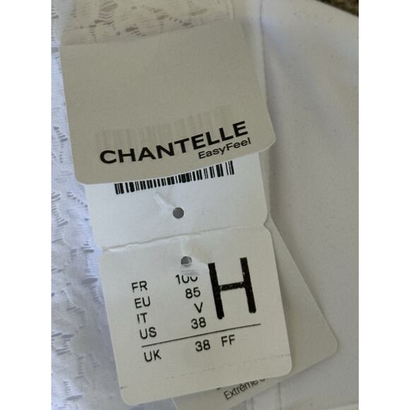 CHANTELLE 13F8 NORAH SUPPORTIVE HIGH LIFT WIRELESS 38H New White - Picture 2 of 4